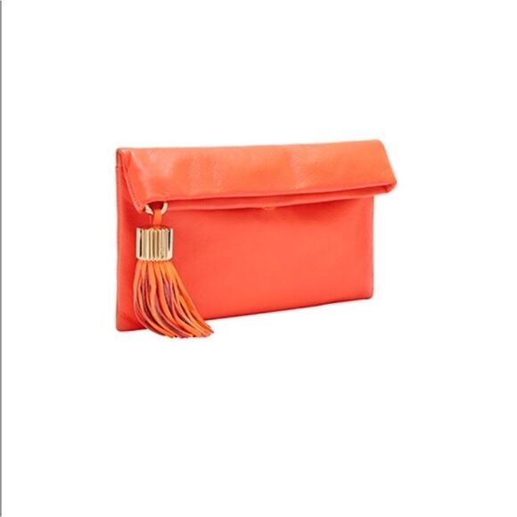 India Hicks Carmen Clutch - Flamingo - NEW - Picture 2 of 8